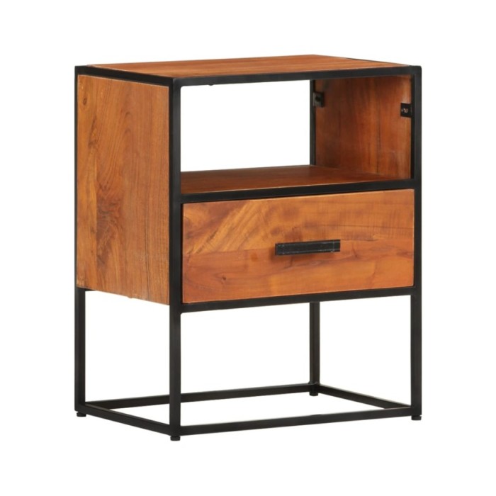 Table de chevet 40x30x50 cm Bois d'acacia massif