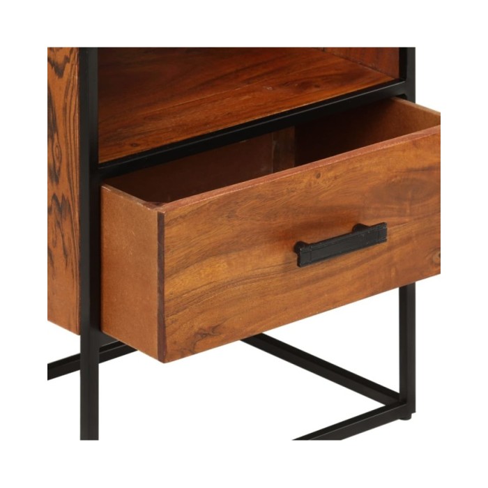 Table de chevet 40x30x50 cm Bois d'acacia massif