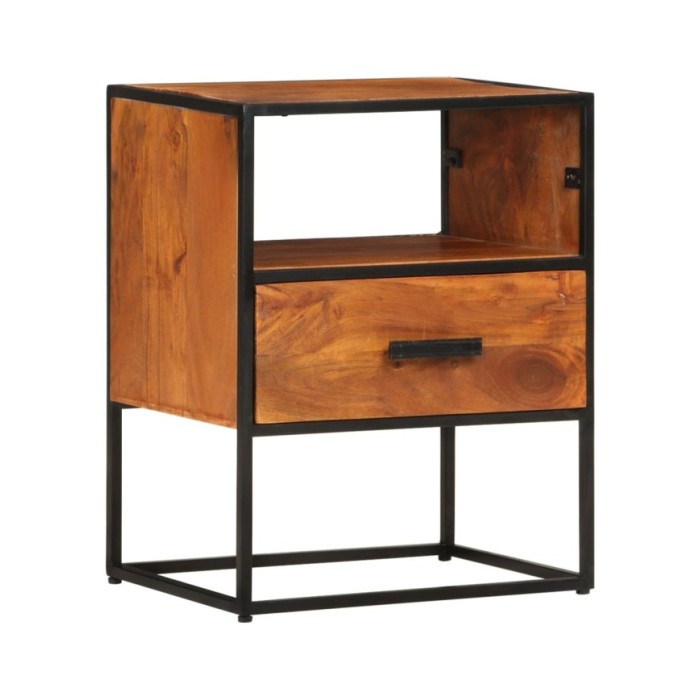 Table de chevet 40x30x50 cm Bois d'acacia massif
