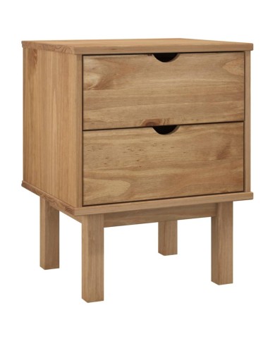 Table de chevet 46x39,5x57 cm Bois de pin solide