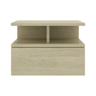 Table de chevet flottante Chêne sonoma 40x31x27 cm Aggloméré