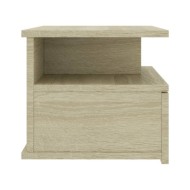 Table de chevet flottante Chêne sonoma 40x31x27 cm Aggloméré