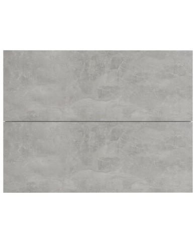 Table de chevet Gris béton 40 x 30 x 30 cm Aggloméré