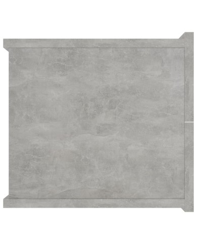 Table de chevet Gris béton 40 x 30 x 30 cm Aggloméré