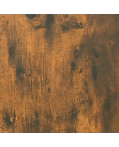 Table de chevet Chêne fumé 100x35x40 cm Bois d'ingénierie
