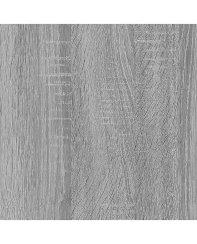 Table de chevet Sonoma gris 100x35x40 cm Bois d'ingénierie