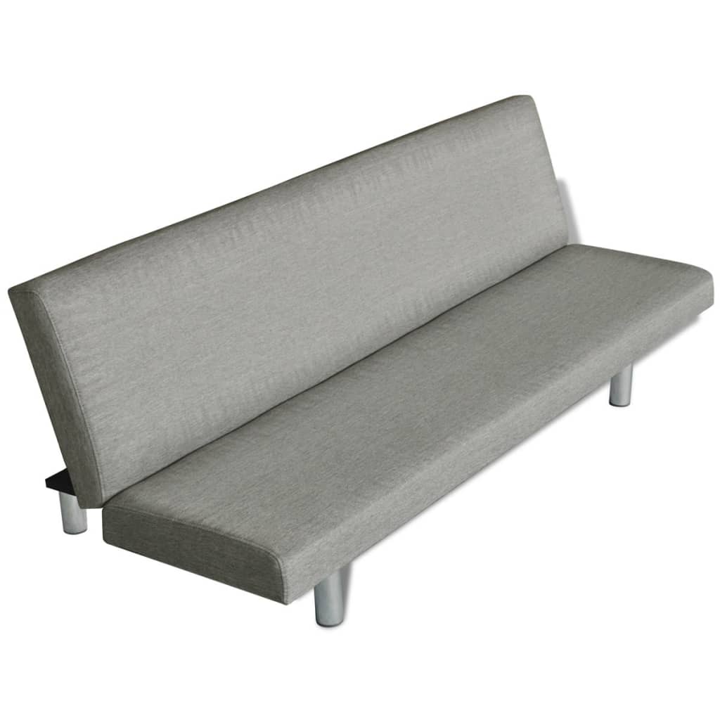  Canapé-lit Gris Polyester