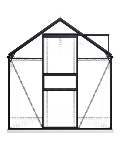 Serre avec cadre de base Anthracite Aluminium 3,61 m²
