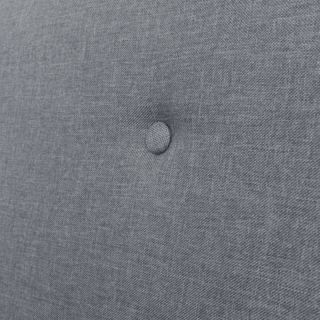  Ensemble de canapés 2 pcs Tissu Gris clair