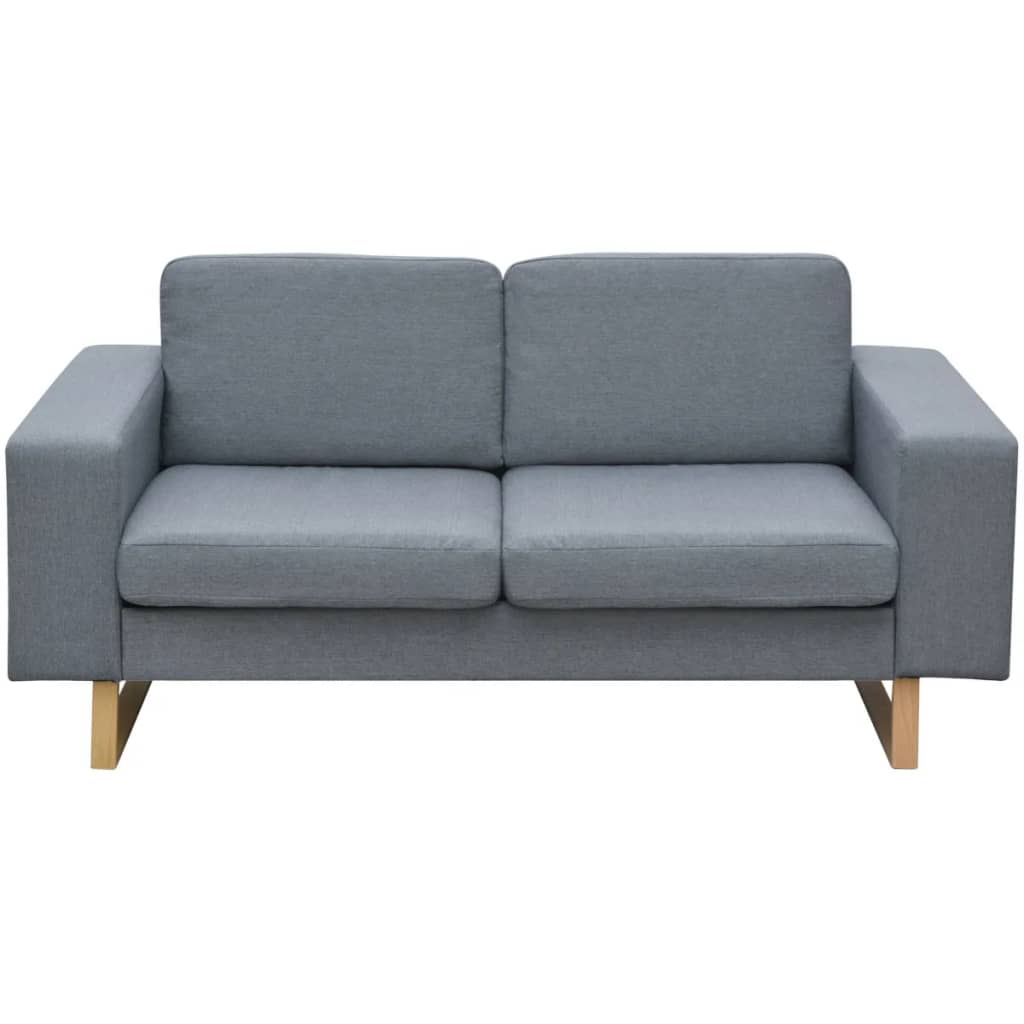  Ensemble de canapé à 2 places et à 3 places Gris clair
