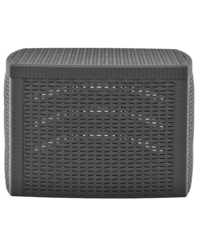 Table d'appoint Anthracite 54x54x36,5 cm Plastique