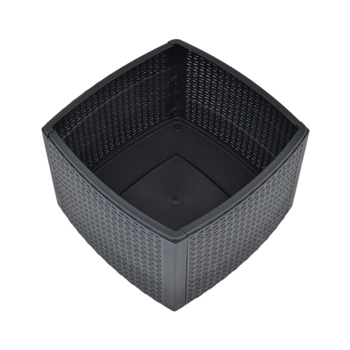 Table d'appoint Anthracite 54x54x36,5 cm Plastique