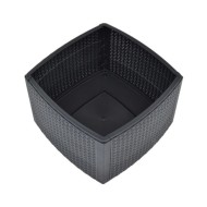 Table d'appoint Anthracite 54x54x36,5 cm Plastique