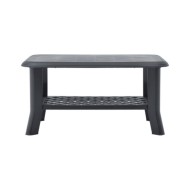 Table basse Anthracite 90 x 60 x 46 cm Plastique