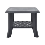 Table basse Anthracite 90 x 60 x 46 cm Plastique