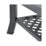 Table basse Anthracite 90 x 60 x 46 cm Plastique