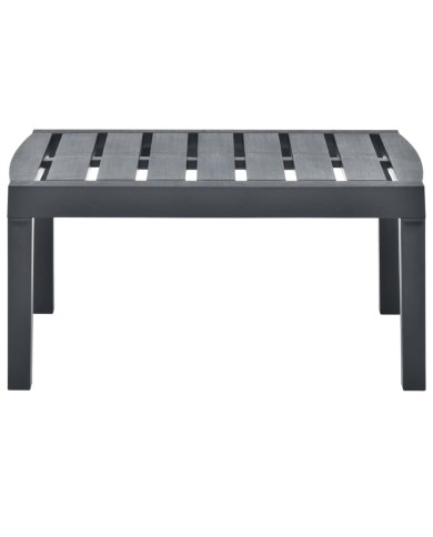 Table de jardin Anthracite 78x55x38 cm Plastique