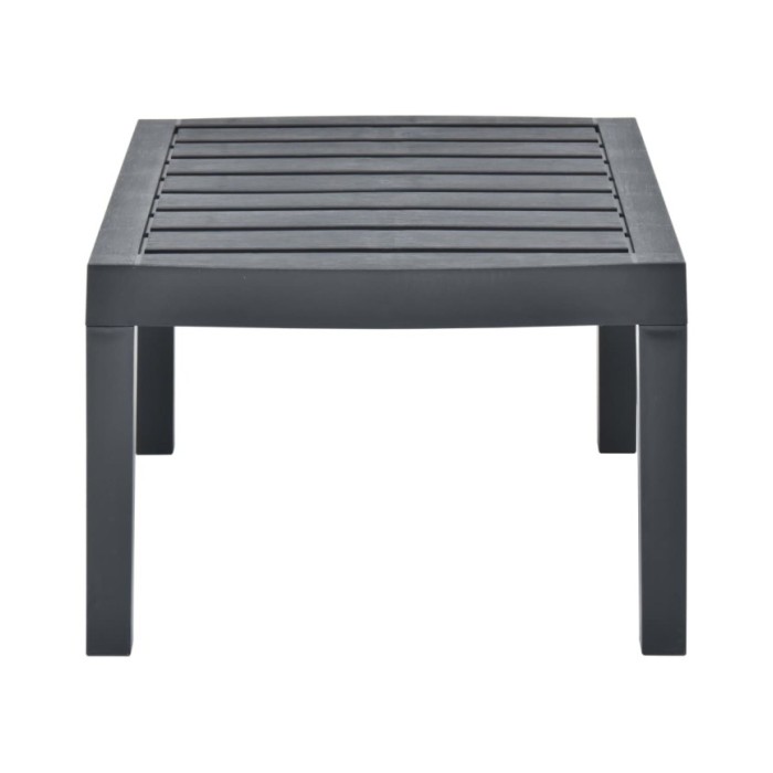 Table de jardin Anthracite 78x55x38 cm Plastique