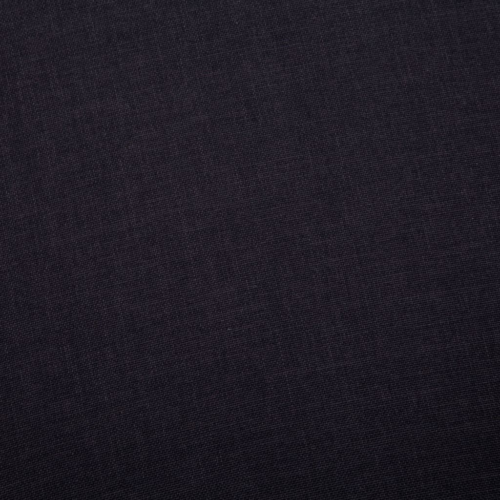  Ensemble de canapé 2 pcs Tissu Noir