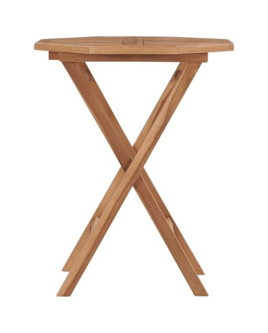 Table pliable de jardin 60x60x75 cm Bois de teck solide