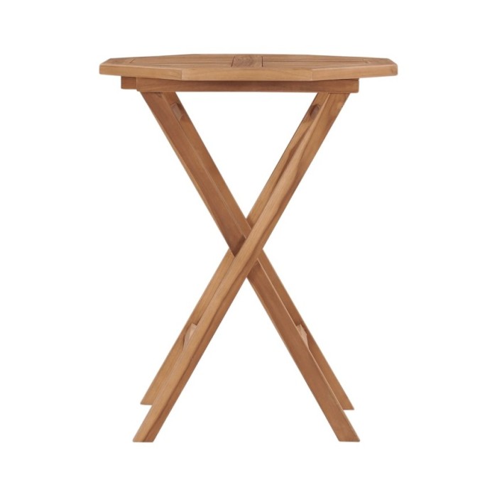 Table pliable de jardin 60x60x75 cm Bois de teck solide