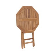 Table pliable de jardin 60x60x75 cm Bois de teck solide