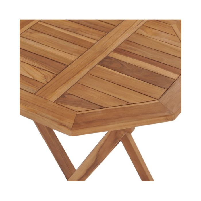 Table pliable de jardin 60x60x75 cm Bois de teck solide