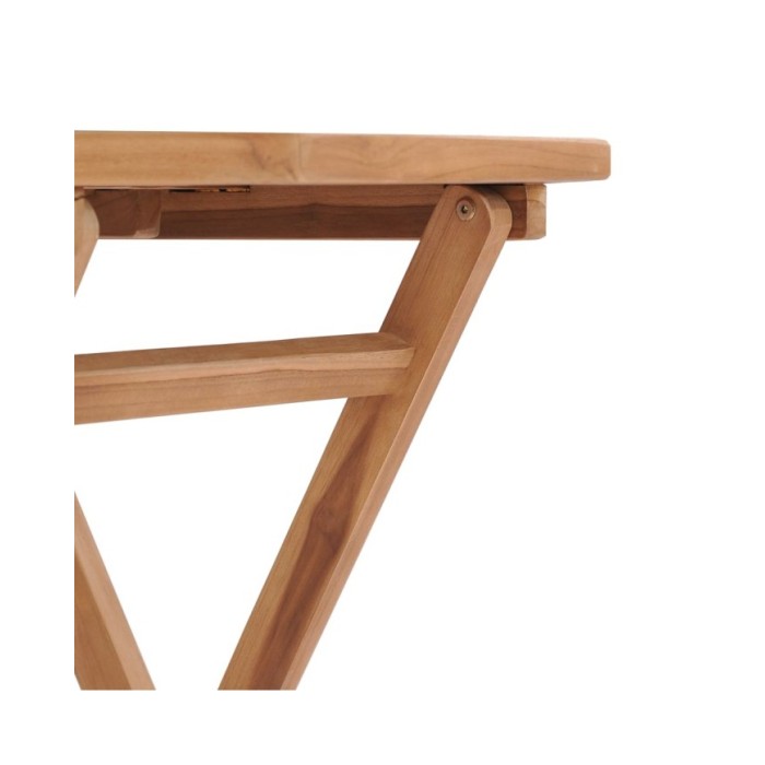 Table pliable de jardin 60x60x75 cm Bois de teck solide