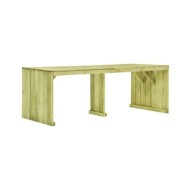 Table de jardin 220x101,5x80 cm Bois de pin imprégné