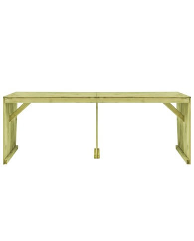 Table de jardin 220x101,5x80 cm Bois de pin imprégné