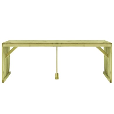 Table de jardin 220x101,5x80 cm Bois de pin imprégné