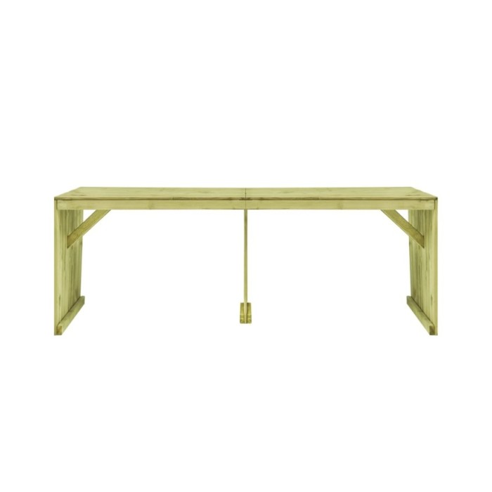 Table de jardin 220x101,5x80 cm Bois de pin imprégné