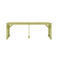 Table de jardin 220x101,5x80 cm Bois de pin imprégné
