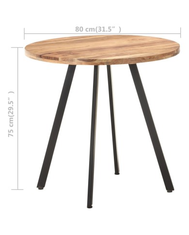 Table de jardin 220x101,5x80 cm Bois de pin imprégné