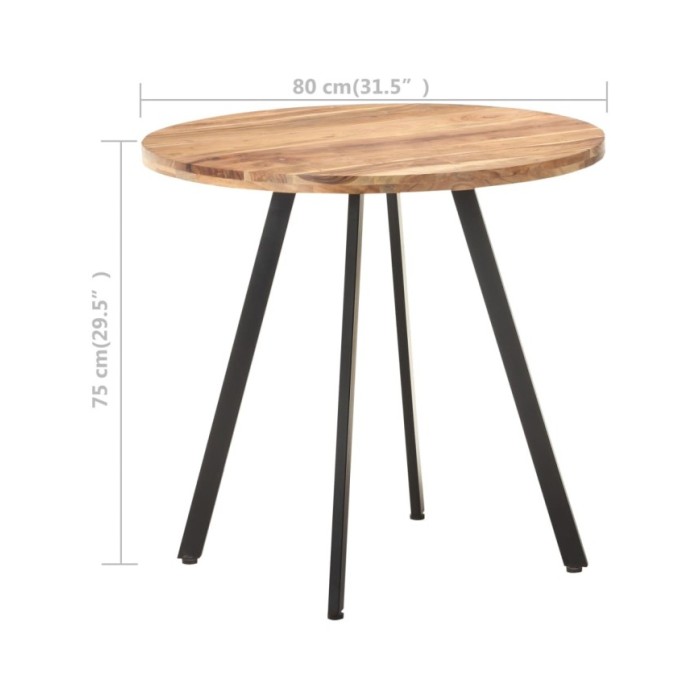 Table de jardin 220x101,5x80 cm Bois de pin imprégné