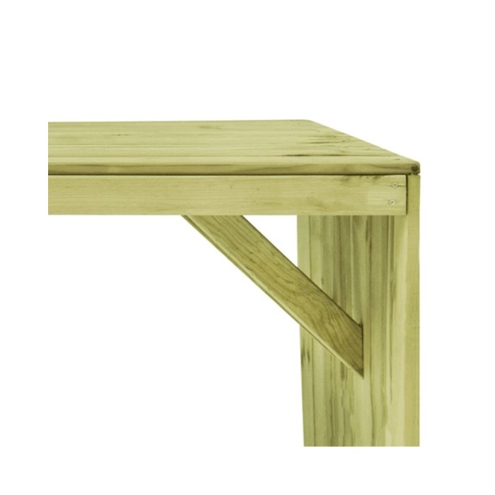 Table de jardin 220x101,5x80 cm Bois de pin imprégné