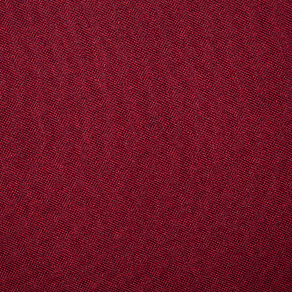  Ensemble de canapé 2 pcs Tissu Rouge bordeaux
