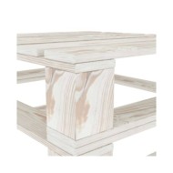 Table palette de jardin Blanc Bois