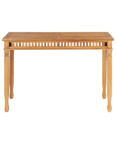 Table à dîner de jardin 120x65x80 cm Bois de teck solide