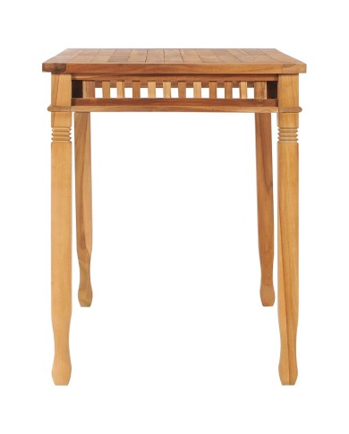 Table à dîner de jardin 120x65x80 cm Bois de teck solide