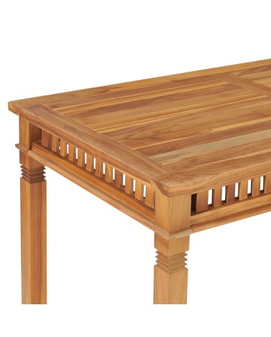 Table à dîner de jardin 120x65x80 cm Bois de teck solide