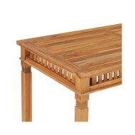 Table à dîner de jardin 120x65x80 cm Bois de teck solide