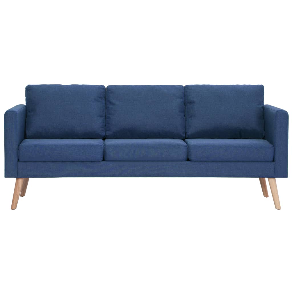  Ensemble de canapé 2 pcs Tissu Bleu