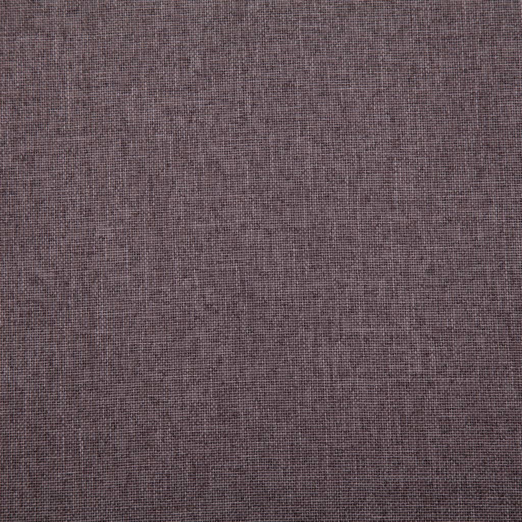  Ensemble de canapé 2 pcs Tissu Taupe