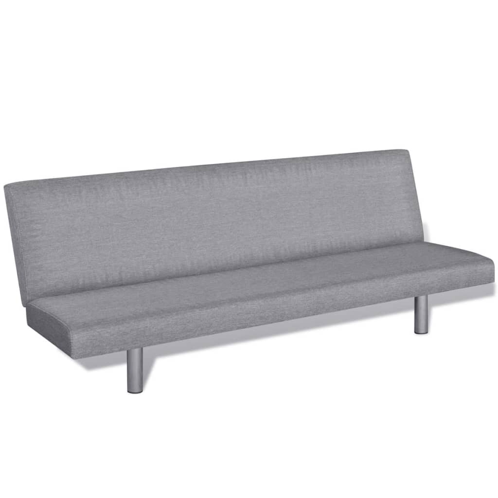  Canapé-lit Gris clair Polyester