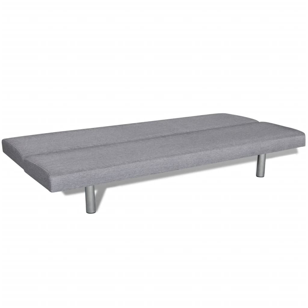  Canapé-lit Gris clair Polyester