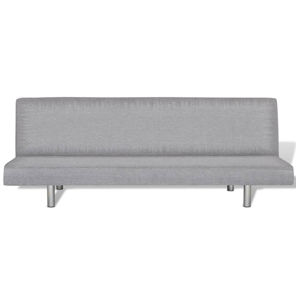  Canapé-lit Gris clair Polyester