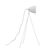 Lampadaire trépied Métal Blanc E27