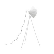 Lampadaire trépied Métal Blanc E27
