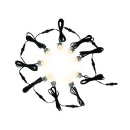 Lampes de sol à LED 10 pcs Blanc chaud